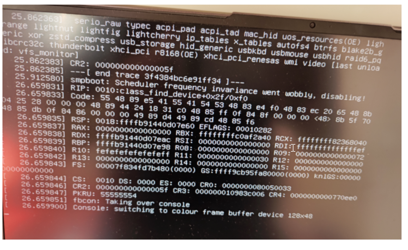统信开机进不去系统（一）