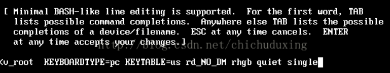Linux 进入单用户模式 修改root密码