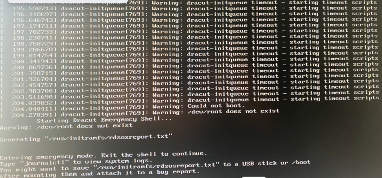 U盘安装CentOS7提示“Warning ：dracut-initqueue timeout - starting timeout scripts” 解决办法