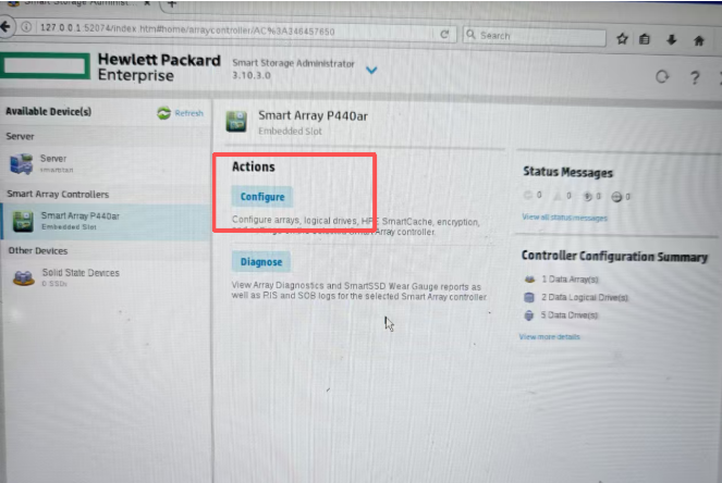 惠普服务器更换阵列卡无法进入系统