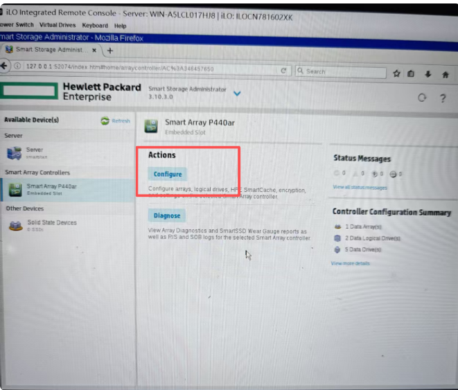 惠普服务器更换阵列卡无法进入系统