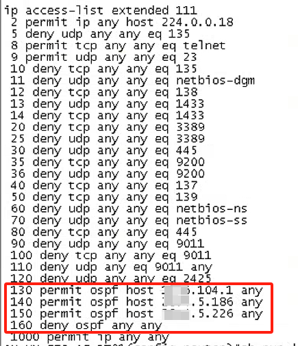 RSR77-X 设备重启后ospf邻居处于Init状